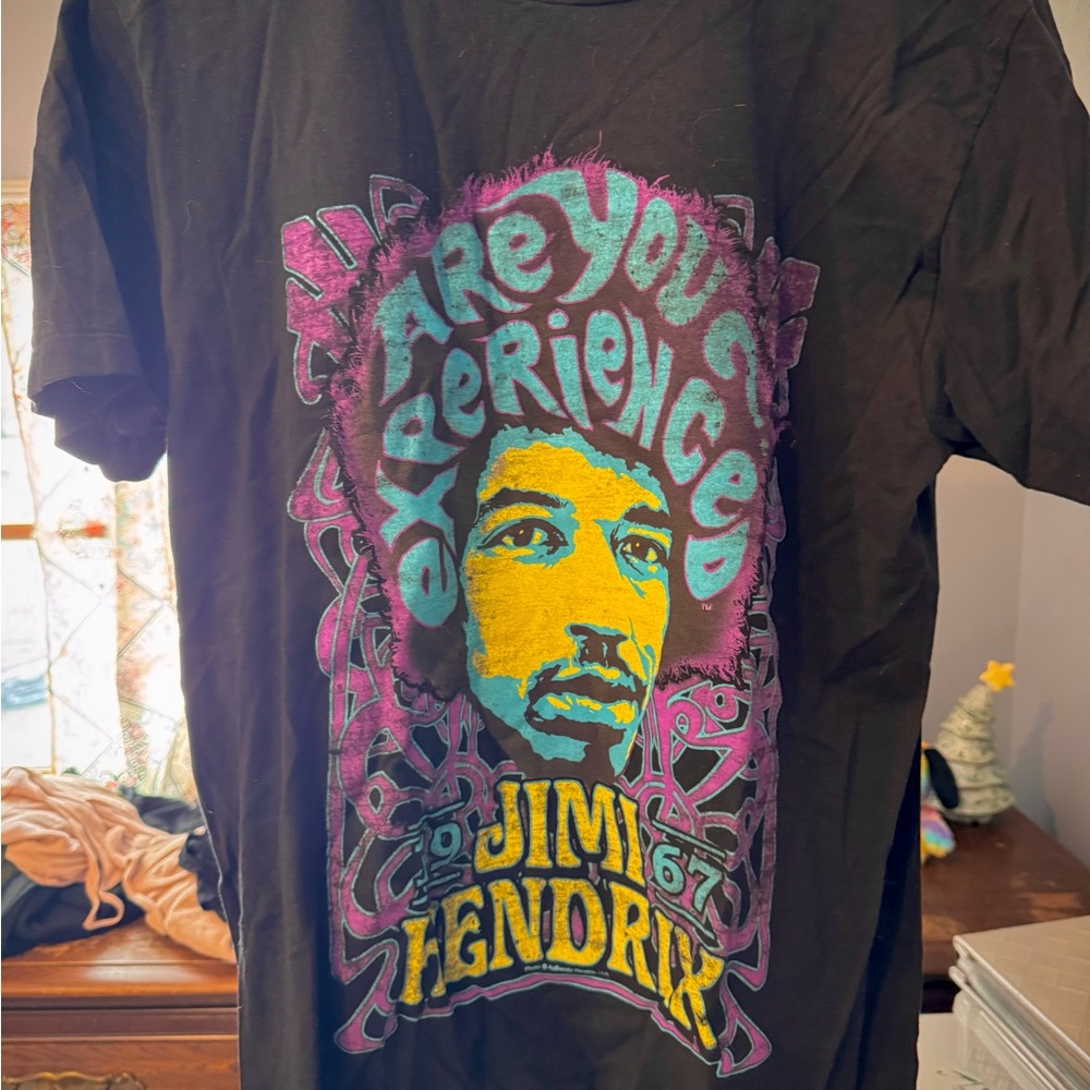 Jimi Hendrix Graphic T-Shirt - Black
